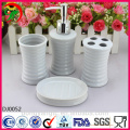 white ceramic bathroom set china , bathroom accessory set , bathroom set